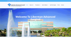 Desktop Screenshot of libermanadvancedsurgical.com